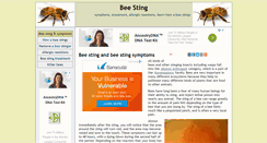 Desktop Screenshot of bee-stings.net